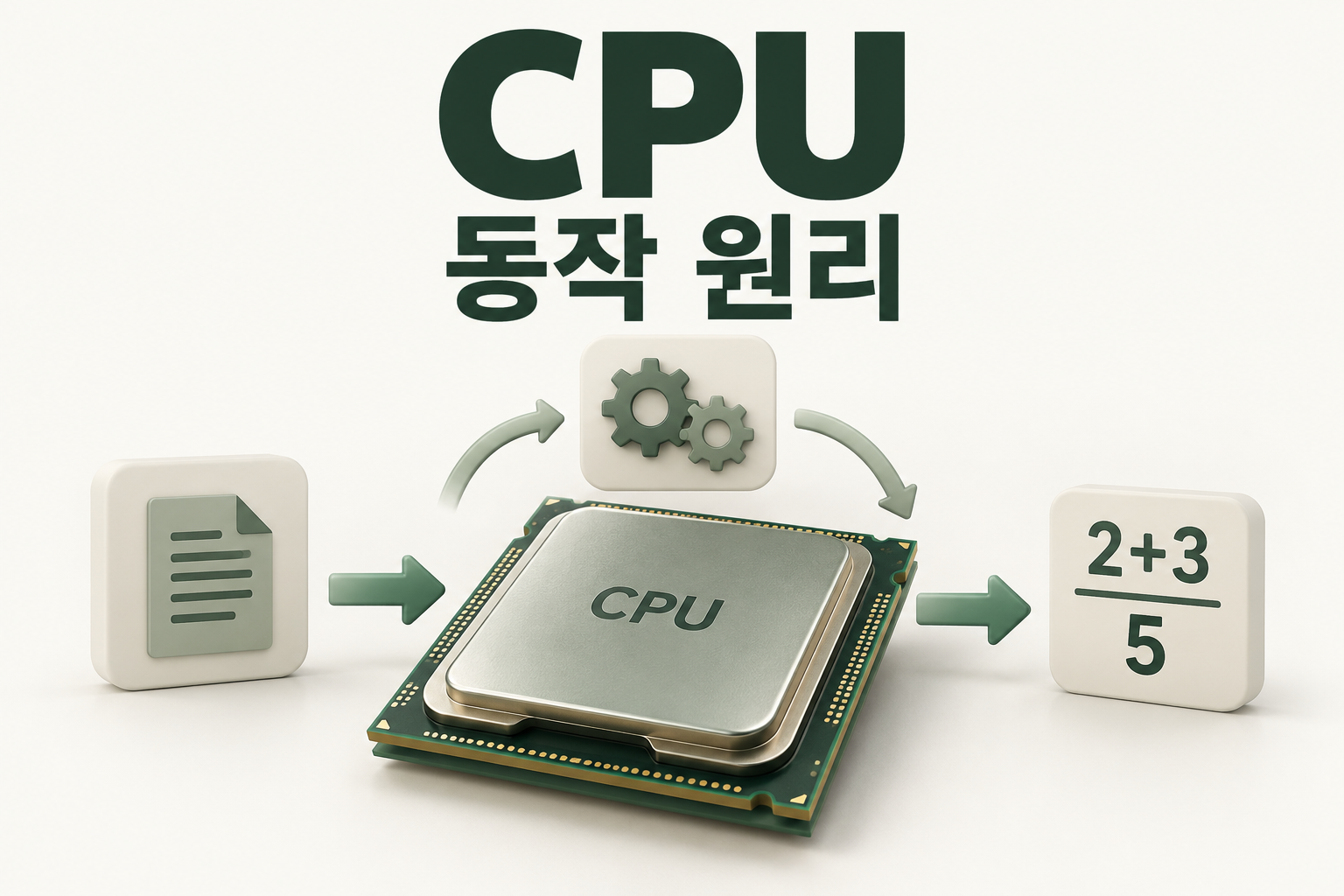 CPU의 동작 원리: 프로그램의 명령은 어떻게 실행될까?